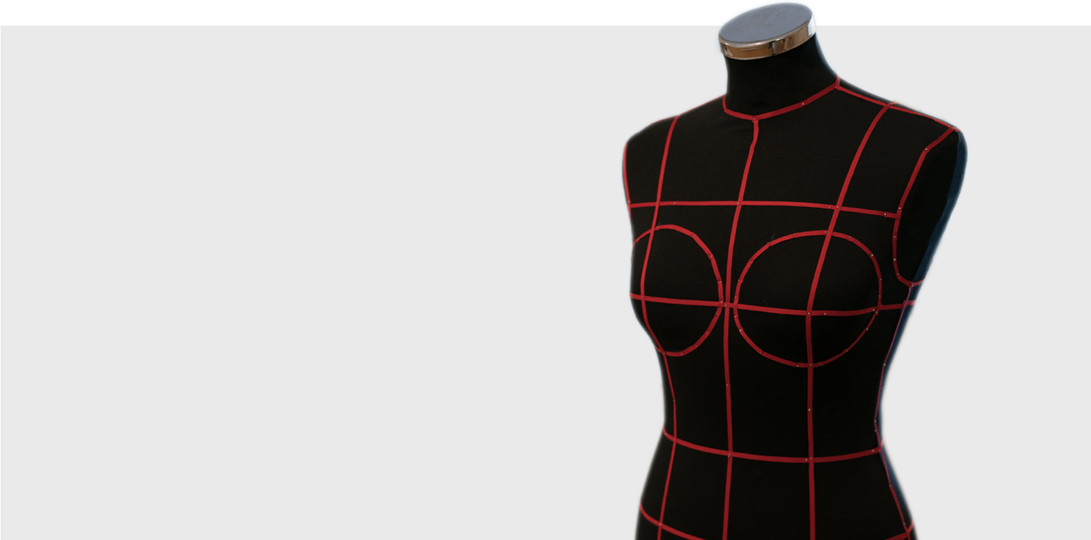 Busto no Curso Modelista de Vestuário da Escola de Moda do Porto